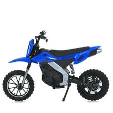 Детский кроссовый мотоцикл M 6076AL-4 синий Kawasaki с мотором 350W фото 37