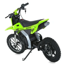 Детский кроссовый мотоцикл M 6076AL-5 зеленый Kawasaki с мотором 350W фото 21