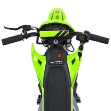 Детский кроссовый мотоцикл M 6076AL-5 зеленый Kawasaki с мотором 350W фото 54