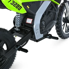Детский кроссовый мотоцикл M 6076AL-5 зеленый Kawasaki с мотором 350W фото 92