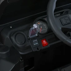 Двухместный детский электромобиль джип M 6065EBLR-2 черный с двумя моторами по 200W фото 86