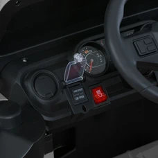 Двухместный детский электромобиль джип M 6065EBLR-11 серый с двумя моторами по 200W фото 63