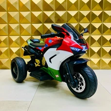 Детский мотоцикл M 6220ELR-3-5 красно-зеленый с пультом управления фото 41