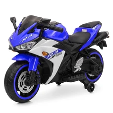 Детский мотоцикл M 6329EL-4 синий Yamaha с двумя моторами фото 92