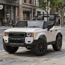 Двухместный детский электромобиль M 6280EBLR-1 белый Toyota с пультом управления