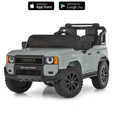 Двухместный детский электромобиль M 6280EBLR-11 серый Toyota с пультом управления фото 21