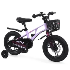 Детский велосипед Prof1 Air Pro 18д. MB 181059 rose pink светло-розовый с корзинкой