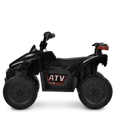 Детский квадроцикл M 6378EL-2 черный с мягким сиденьем фото 41