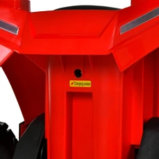 Детский квадроцикл M 6378EL-3 красный с мягким сиденьем фото 16
