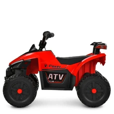 Детский квадроцикл M 6378EL-3 красный с мягким сиденьем фото 41
