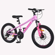 Велосипед Prof1 Delicate 20 д. DL-2001 розовый со стальной рамой
