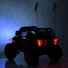 Детский электромобиль M 6131EBLR-7(24V) оранжевый багги с четырьмя моторами фото 63