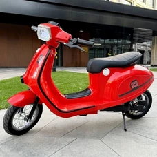 Детский мотоцикл скутер M 6017AL-3 красный с мотором 350W фото 37