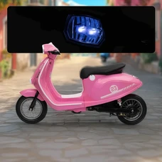 Детский мотоцикл скутер M 6017AL-8 розовый с мотором 350W фото 21