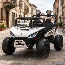 Двухместный детский электромобиль M 6205EBLR-1(24V) белый багги с четырьмя моторами