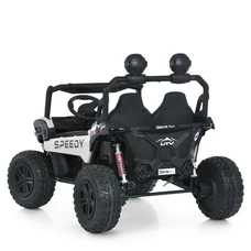 Двухместный детский электромобиль M 6205EBLR-1(24V) белый багги с четырьмя моторами фото 11