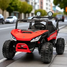 Двухместный детский электромобиль M 6205EBLR-3(24V) красный багги с четырьмя моторами