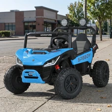 Двухместный детский электромобиль M 6205EBLR-4(24V) синий багги с четырьмя моторами