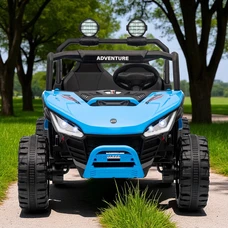 Двухместный детский электромобиль M 6205EBLR-4(24V) синий багги с четырьмя моторами фото 37