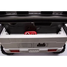 Двухместный детский электромобиль 2566AEBLR-1(24V) белый Toyota с четырьмя моторами фото 16