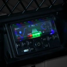 Двухместный детский электромобиль 2566AEBLR-1(24V) белый Toyota с четырьмя моторами фото 31