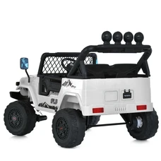 Двухместный детский электромобиль 2566AEBLR-1(24V) белый Toyota с четырьмя моторами фото 41
