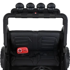 Двухместный детский электромобиль 2566AEBLR-2(24V) черный Toyota с четырьмя моторами фото 16