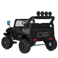 Двухместный детский электромобиль 2566AEBLR-2(24V) черный Toyota с четырьмя моторами фото 21