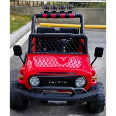 Двухместный детский электромобиль 2566AEBLR-3(24V) красный Toyota с четырьмя моторами фото 14