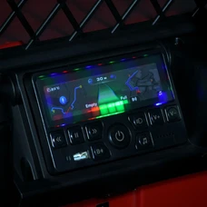 Двухместный детский электромобиль 2566AEBLR-3(24V) красный Toyota с четырьмя моторами фото 16