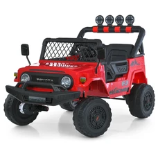 Двухместный детский электромобиль 2566AEBLR-3(24V) красный Toyota с четырьмя моторами фото 41
