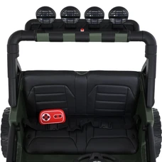 Двухместный детский электромобиль 2566AEBLR-5(24V) темно-зеленый Toyota с четырьмя моторами фото 16
