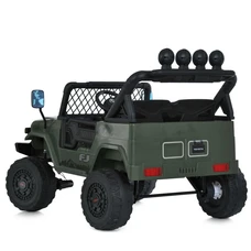Двухместный детский электромобиль 2566AEBLR-5(24V) темно-зеленый Toyota с четырьмя моторами фото 37