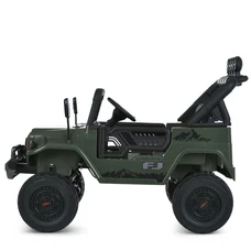 Двухместный детский электромобиль 2566AEBLR-5(24V) темно-зеленый Toyota с четырьмя моторами фото 41