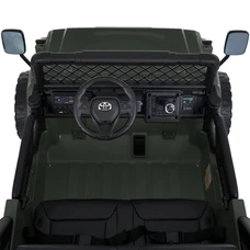 Двухместный детский электромобиль 2566AEBLR-5(24V) темно-зеленый Toyota с четырьмя моторами фото 63