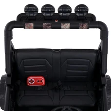 Двухместный детский электромобиль 2566AEBLR-18(24V) камуфляж Toyota с четырьмя моторами фото 16