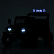 Двухместный детский электромобиль 2566AEBLR-18(24V) камуфляж Toyota с четырьмя моторами фото 54