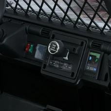 Двухместный детский электромобиль 2566AEBLR-18(24V) камуфляж Toyota с четырьмя моторами фото 71