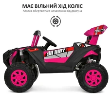 Детский электромобиль M 6347EBLR-8 розовый Багги с 4 моторами фото 41
