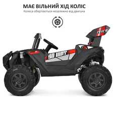 Детский электромобиль M 6347EBLRS-2 черный Багги с 4 моторами фото 41