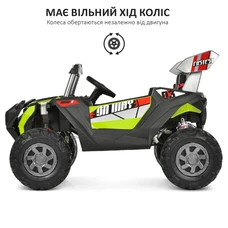 Детский электромобиль M 6347EBLRS-5 зеленый Багги с 4 моторами фото 54
