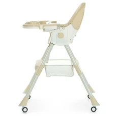 Стульчик для кормления Bambi M 6302 Beige бежевый складной с колесиками фото 37