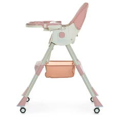 Стульчик для кормления Bambi M 6302 Pink розовый складной с колесиками фото 41