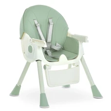 Стульчик для кормления Bambi M 6302 Olive зеленый складной с колесиками фото 37