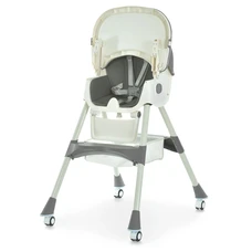 Стульчик для кормления Bambi M 6302 Gray серый складной с колесиками фото 41