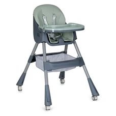 Стульчик для кормления Bambi M 5722 Mint мятный с корзинкой