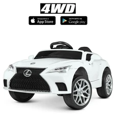 Детский электромобиль M 4824EBLR-1 белый Lexus с EVA колесами фото 41