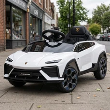 Детский электромобиль M 6293EBLR-1 белый Lamborghini с четырьмя моторами