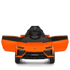 Детский электромобиль M 6293EBLR-7 оранжевый Lamborghini с четырьмя моторами фото 14