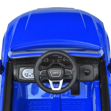Детский электромобиль M 5796EBLR-8 розовый Audi с кожаным сиденьем фото 11